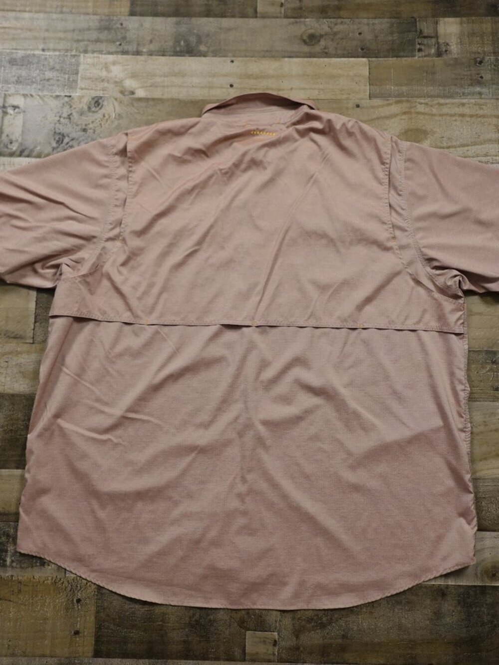 Ariat Rebar VentTEK Work Shirt Men’s 4XL Dusty Mauve Short Sleeve Durastretch - Picture 10 of 12